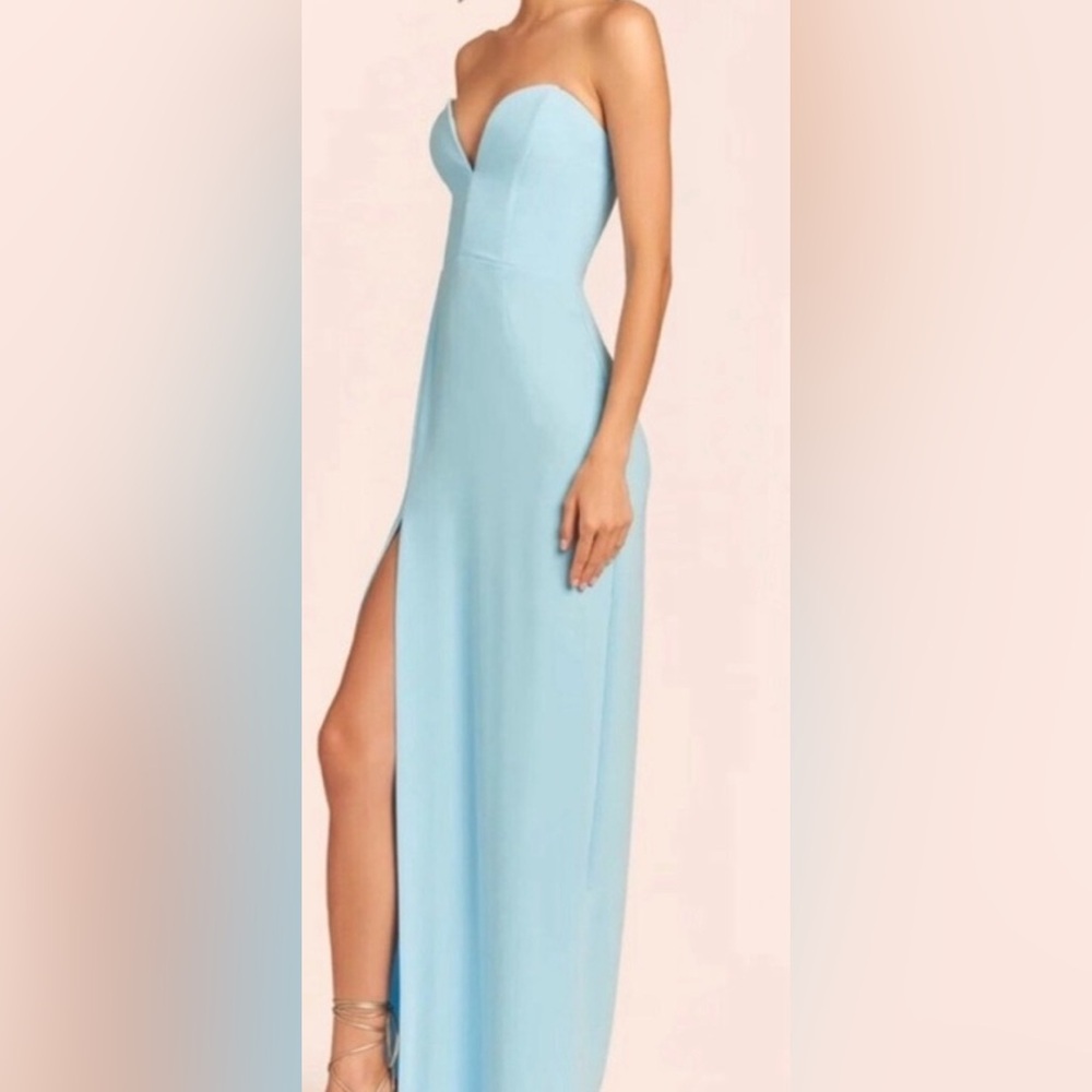 REVOLVE, Amanda Uprichard, CHERRI GOWN, worn once. Size: XS, Color: Pacific